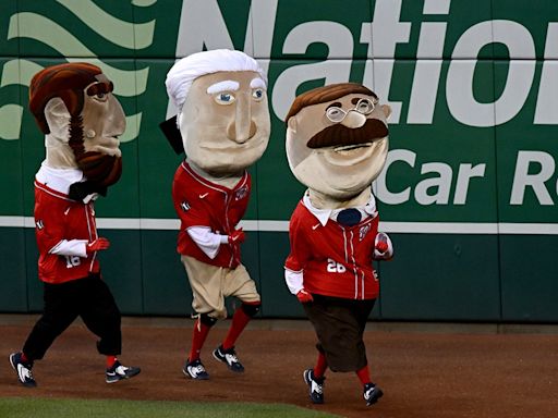 DC-area sports team mascots turn Nationals' presidents race into all-out brawl in hilarious scene