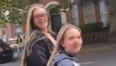 UK riots: Shock as young girl shouts racist abuse while holding hands with adult in Belfast street