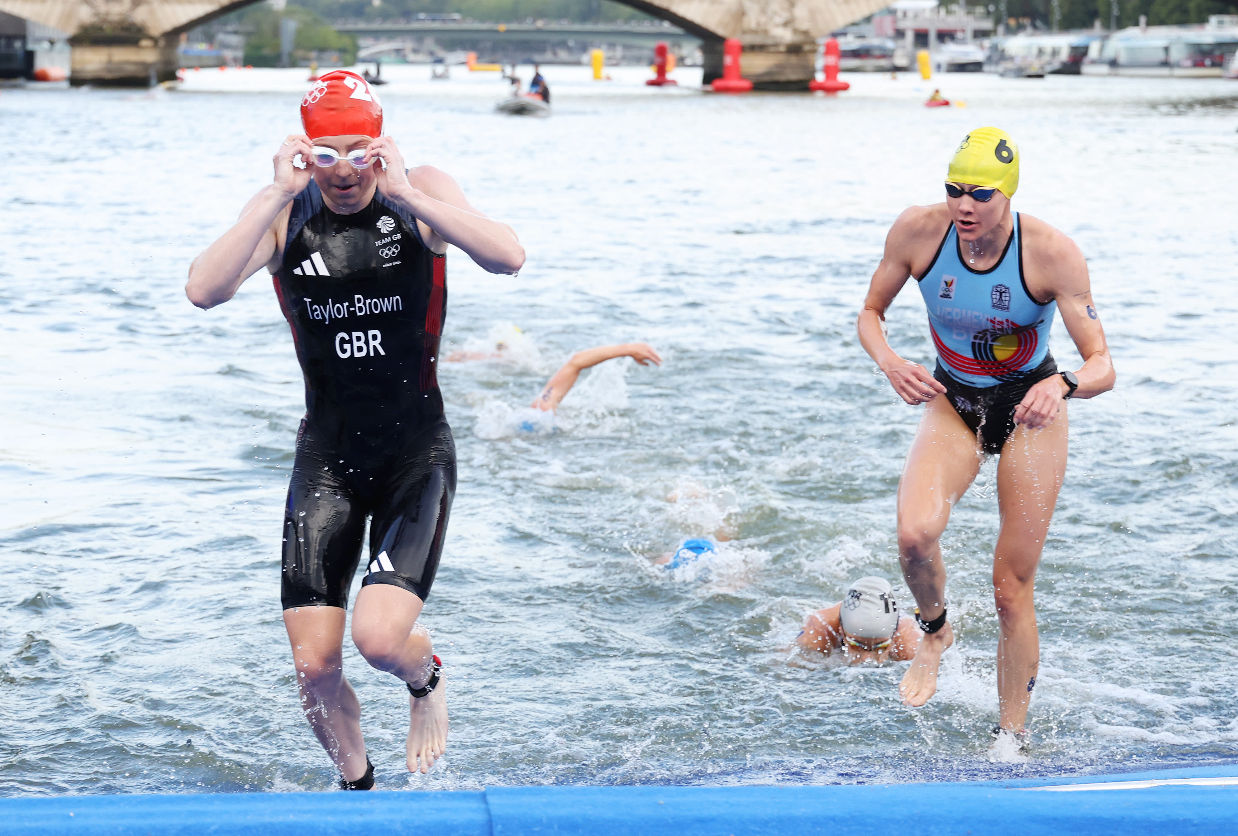 Paris Olympics Proceeds With Triathlon Swimming Race After Postponing Due to E. Coli-Polluted Seine River