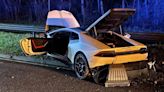 Lamborghini Huracan driver 'runs away' after wrecking car