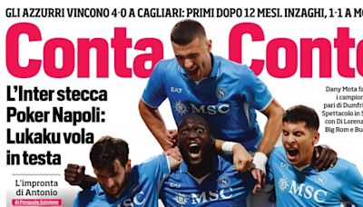 Today’s Papers – Conte and Napoli run away, Dumfries saves Inzaghi