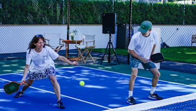 New pickleball courts open at Saanich's Uptown