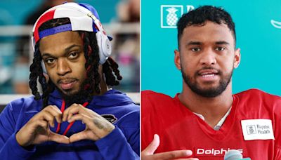 Damar Hamlin Sends 'Prayers' for Tua Tagovailoa After Dolphins QB Suffers Another Concussion: ‘Love You Broski’