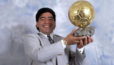 Reapareció el enigmático Balón de Oro de Maradona: los detalles