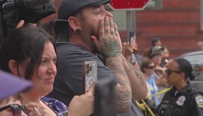 Neighbors pay homage to The Old Pink following fire, demolition