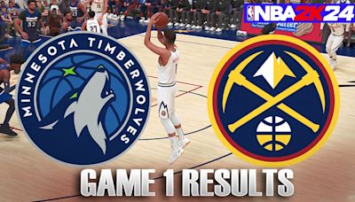 Timberwolves vs. Nuggets Game 1 Results According To NBA 2K24