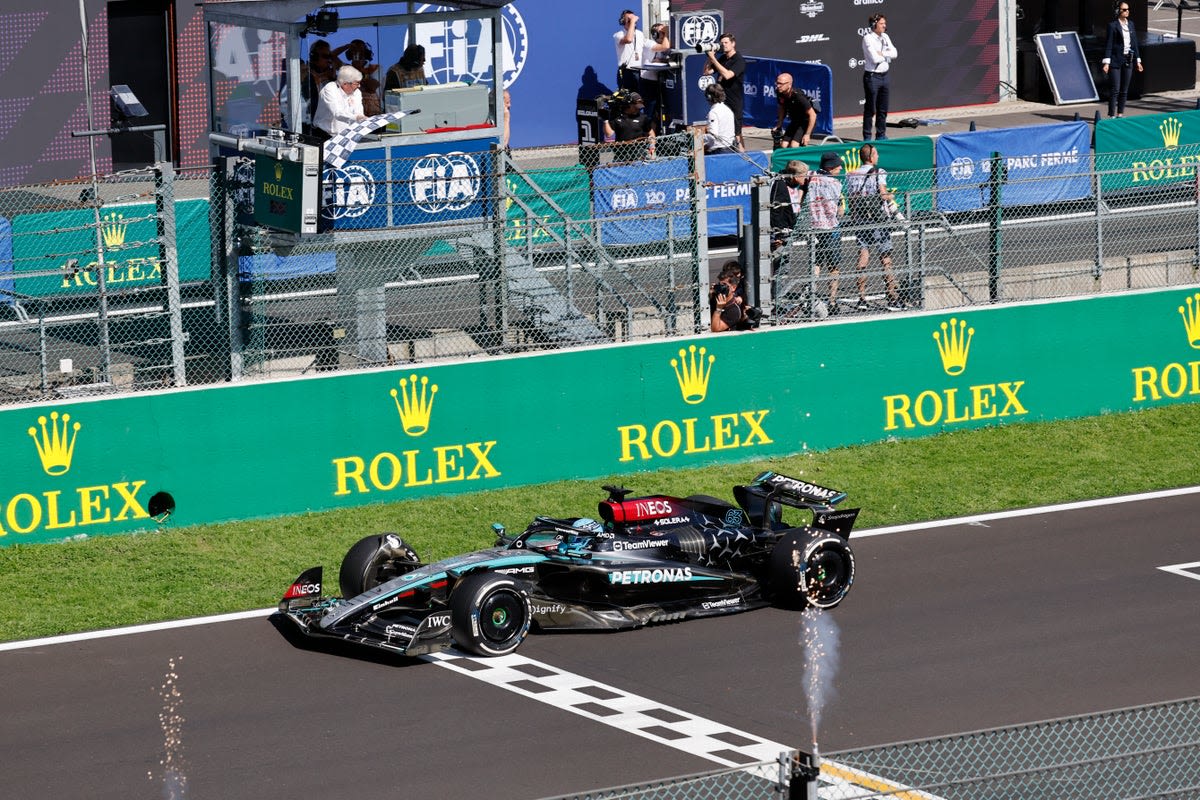 F1 Belgian GP LIVE: George Russell stripped of victory as car breaks rules