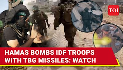 Hamas Hits IDF Troops at Point-Blank Range with RPG and Sniper Fire| Watch | TOI Original - Times of India Videos