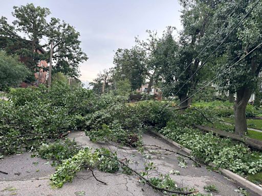 Storms with likely tornadoes slap the Chicago area. Thousands lack power, and 1 is dead