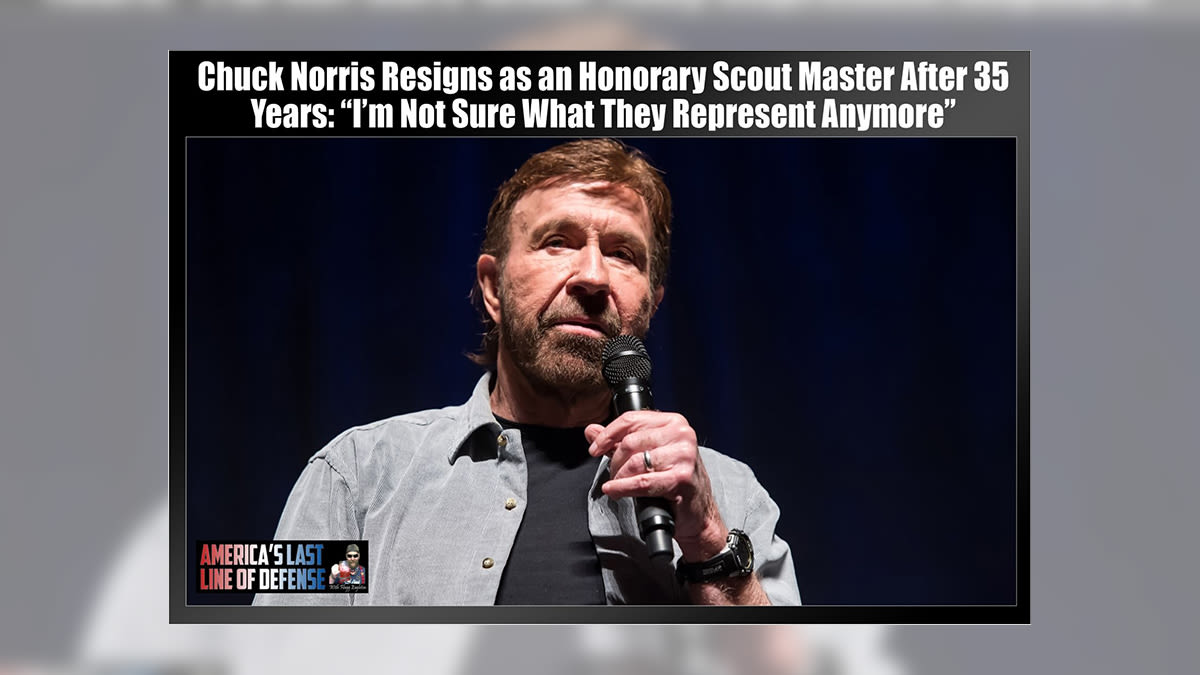 Chuck Norris Resigned as 'Honorary Scoutmaster' in Boy Scouts After 35 Years?
