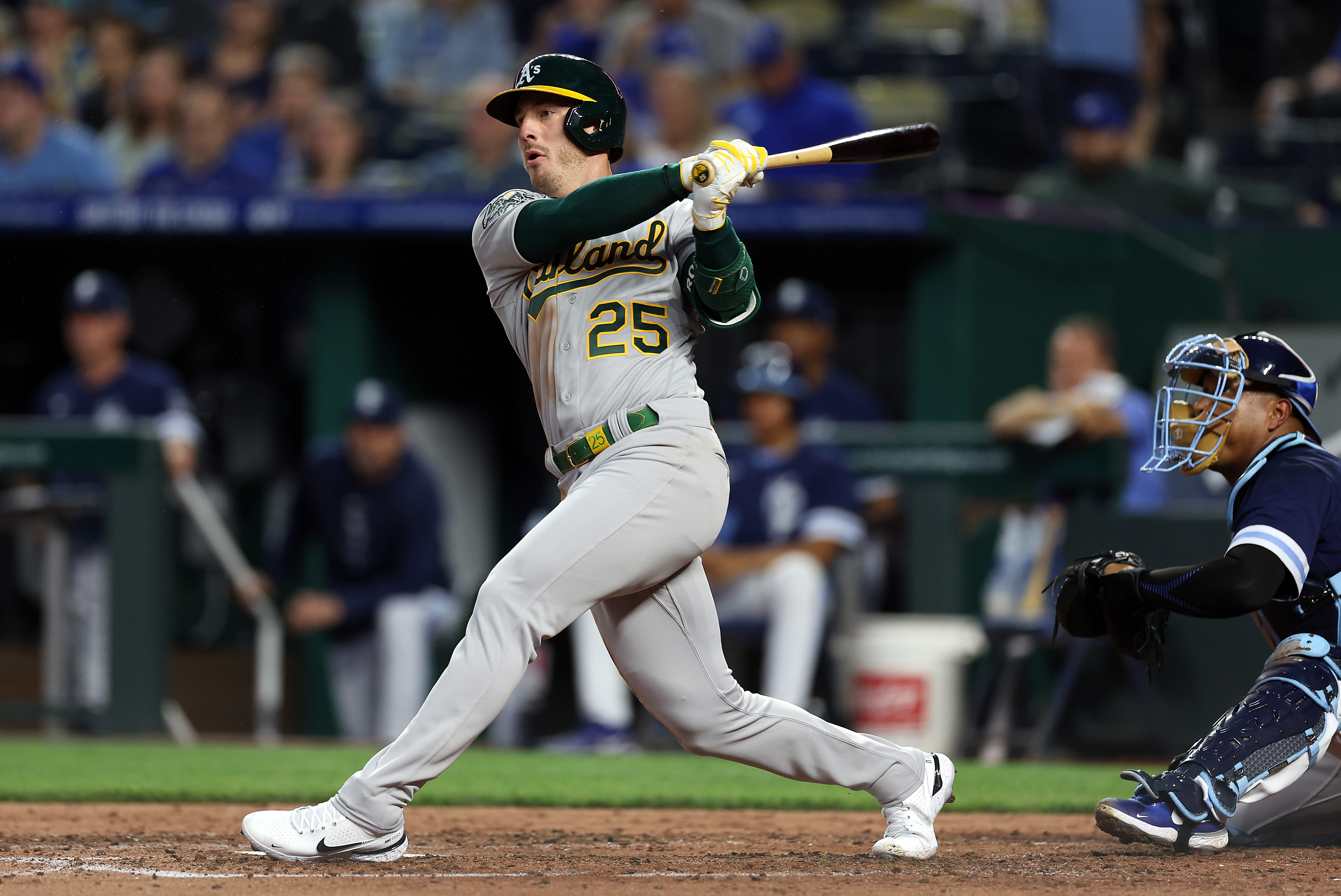 Morosi believes Braves could target A's Rooker as Acuña replacement