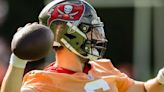 Baker Mayfield reunites with college teammate as Bucs continue minicamp