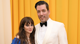 Pattern lovers Jonathan Scott and Zooey Deschanel's anti-maximalist bedroom is not at all what we expected