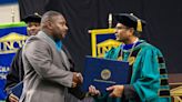 Onslow County father honors late son's legacy by accepting his college diploma