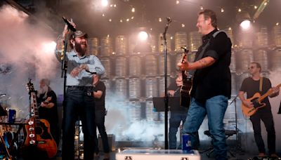 Watch Post Malone, Blake Shelton Perform ‘Pour Me a Drink’ at Nashville Concert