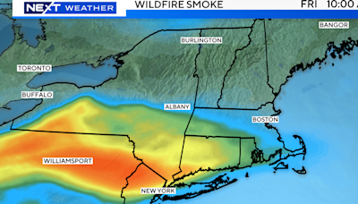 Wildfire smoke could be visible in Massachusetts during otherwise great weekend forecast