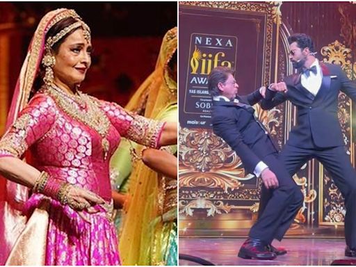 IIFA 2024: Rekha leaves everyone swooning with her performance; Shah Rukh Khan and Vicky Kaushal’s ‘Oo Antava’ dance elicits laughs, watch videos