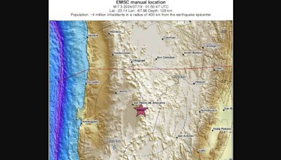 智利北部地震規模7.3