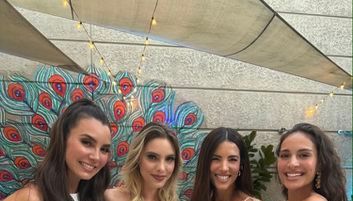 Elizabeth Gutiérrez, Lele Pons y Gaby Espino en una divertida noche de chicas