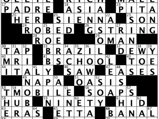Off the Grid: Sally breaks down USA TODAY's daily crossword puzzle, Letter Openers