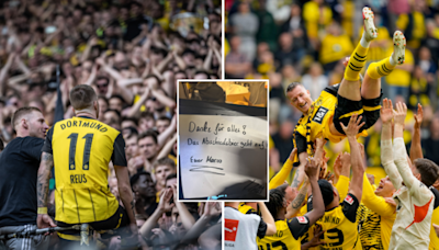 What Marco Reus did after his final Bundesliga game for Borussia Dortmund shows his true class