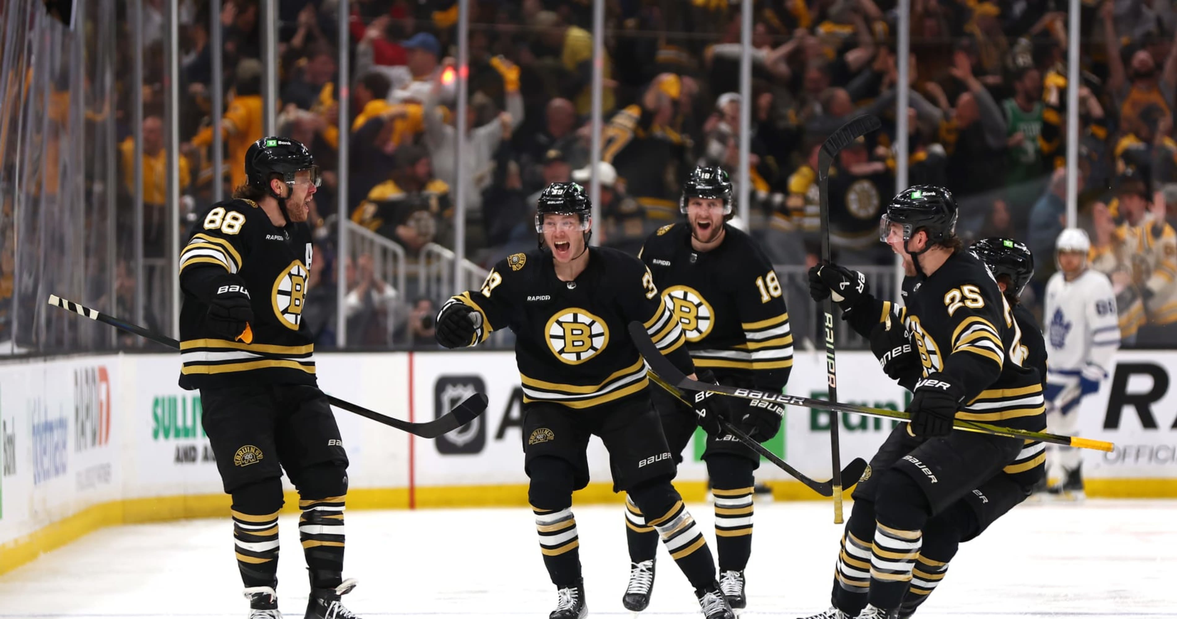 Bruins' David Pastrnak Exhilarates NHL Fans with OT Goal as Maple Leafs Eliminated