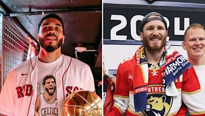 High School Friends Jayson Tatum and Matthew Tkachuk Win 1st Championships Exactly 1 Week Apart