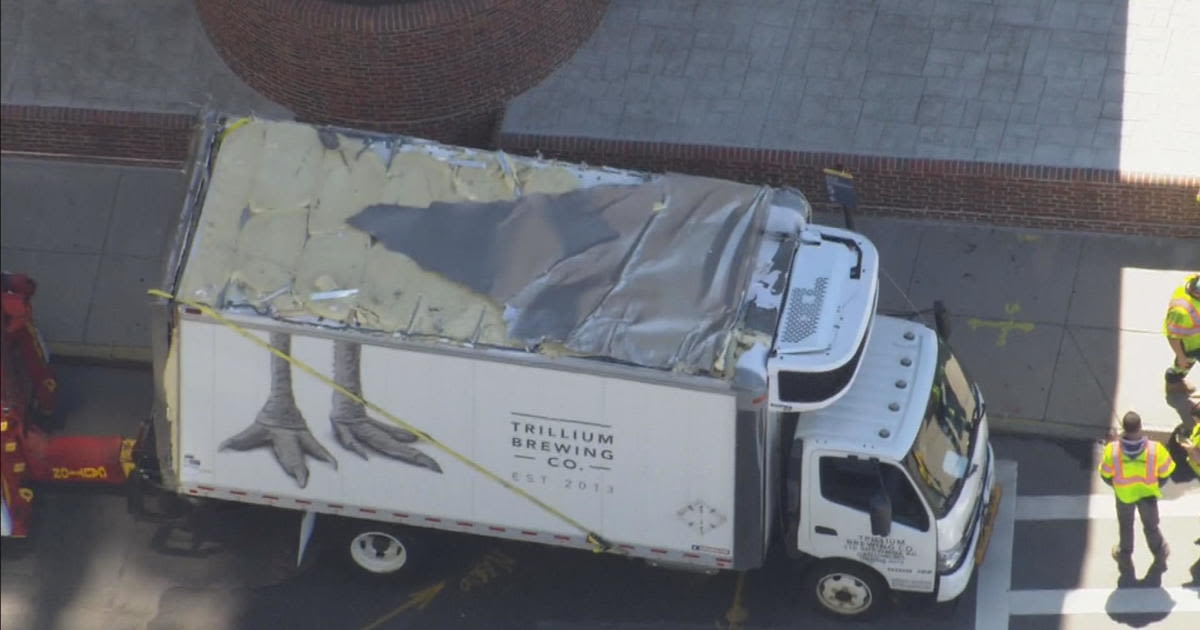 3 trucks, including one from Trillium Brewing, get "storrowed" in one day on Storrow Drive