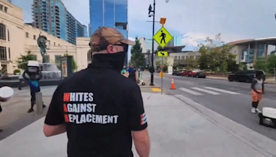 WATCH: Black Children Racially Harassed by Neo-Nazi Group in Downtown Nashville