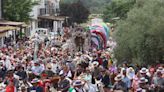 La Hermandad del Rocío de Jerez celebra este viernes el Caballo de Oro con un "histórico" paseo de carretas por la Feria de Jerez