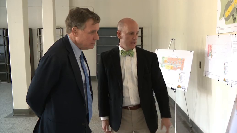 Sen. Mark Warner visits future sight of Appalachian Center of Hope in Marion