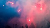 Fans clash on pitch after Dundalk's victory over Drogheda in tense Louth Derby