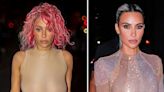 Bianca Censori Gives Kim Kardashian Boob Tape Moment While on Date With Husband Kanye West