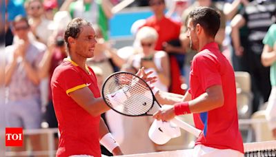 Paris Olympics: Djokovic overcomes hiccup to secure victory against error-prone Nadal | Paris Olympics 2024 News - Times of India
