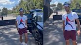 Djokovic reaccionó tras accidental ‘botellazo’; ¡llegó con casco!