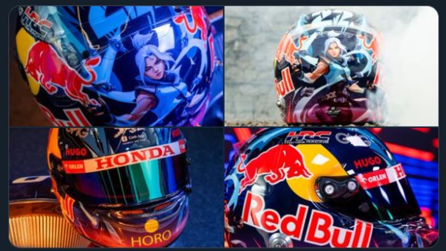 Valorant Helmet Turns Heads at Spa F1 Grand Prix