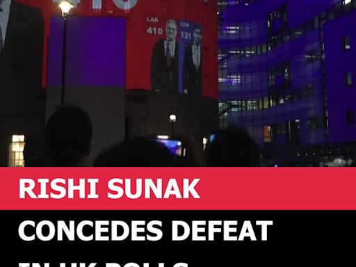 Rishi Sunak Left Red-faced In UK Election; Takes Responsibility For Labour's Loss | News - Times of India Videos