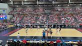 Nebraska defeats Denver in spring volleyball match