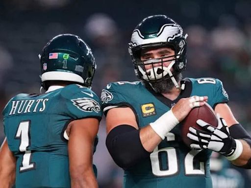 Jason Kelce Alerts Jalen Hurts: 'Before Eagles vs. Buccaneers Game After Commending QB’s Skills Against Blitz | NFL News...