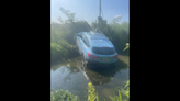 Google Street View car evades police at 100 mph, crashes into creek, Indiana cops say