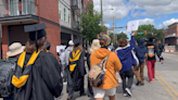 VCU graduates walk out of commencement ceremony in protest as Gov. Youngkin began keynote speech