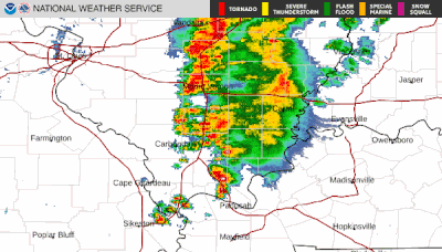 Tornado watch in effect for Evansville, Henderson until 1 a.m.