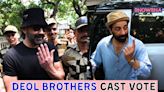 Sunny Deol & Bobby Deol Arrive In Style To Cast Their Vote | Lok Sabha Elections 2024 | WATCH - News18