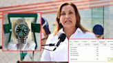 Dina Boluarte: revelan boletas y precios oficiales de la pulsera y Rolex que le "prestó" Oscorima