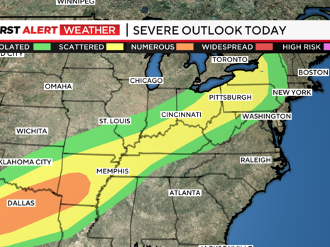 First Alert Weather | Severe weather possible in the Pittsburgh area on Wednesday afternoon and overnight