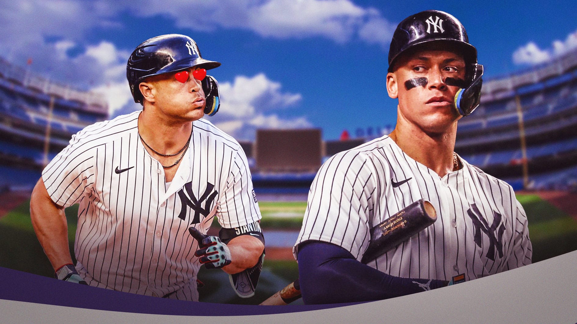 Yankees' Giancarlo Stanton gets 100% real about Aaron Judge treatment