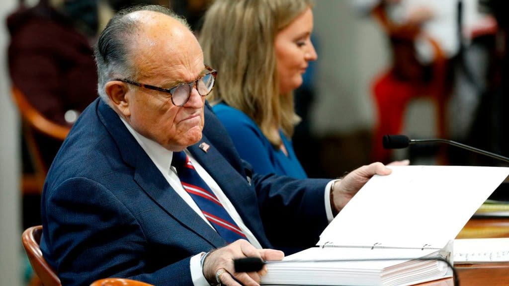 Rudy Giuliani Forced to Learn Accounting After Bankruptcy Beancounter Bails