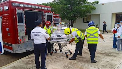 Trasladan a otros 24 pacientes del Hospital de la Niñez Oaxaqueña