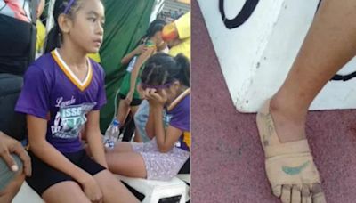 La niña que ganó tres medallas de oro compitiendo descalza: se pintó unas zapatillas imaginarias de Nike