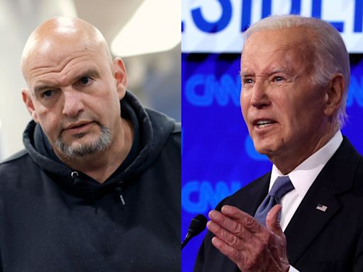 John Fetterman — who struggled through his own rocky debate — defends Biden from ‘Democratic vultures’